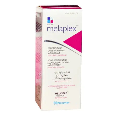 Melaplex Cream 30ml for pigmentation control, brightening, and smooth glowing skin