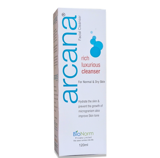 Arcana Facial Cleanser 120ml – gentle face wash for clear, fresh, and healthy-looking skin