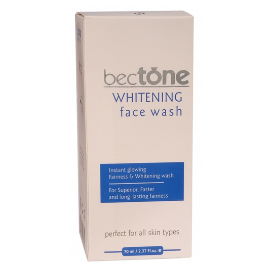 Bectone Whitening Face Wash 70ml for glowing and even skin tone
