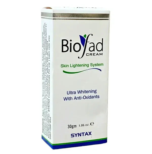 Biofad Cream 30gm for skin brightening, dark spot and acne scar removal