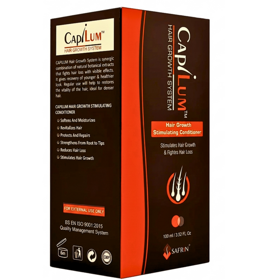 Capilum Hair Growth Conditioner 100ml for nourishing dry hair, reducing breakage, and making hair soft, smooth, and manageable