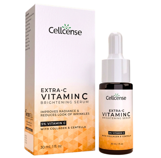 Cellcense Extra C Vitamin C Serum 30ml for bright and glowing skin in Pakistan