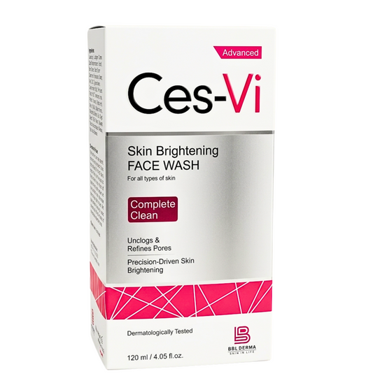 Ces-Vi Skin Brightening Face Wash 120ml for bright and clear skin
