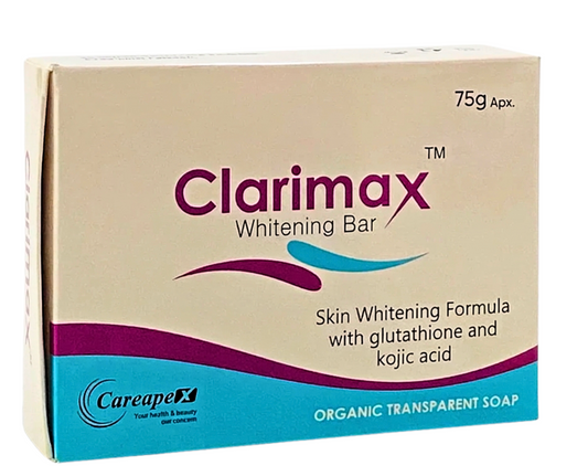 Clarimax Whitening Bar 85g – skin brightening soap for clear, smooth, and glowing skin