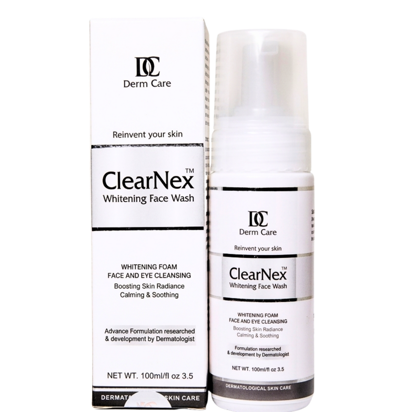 ClearNex Whitening Face Wash 100ml for glowing and even skin tone