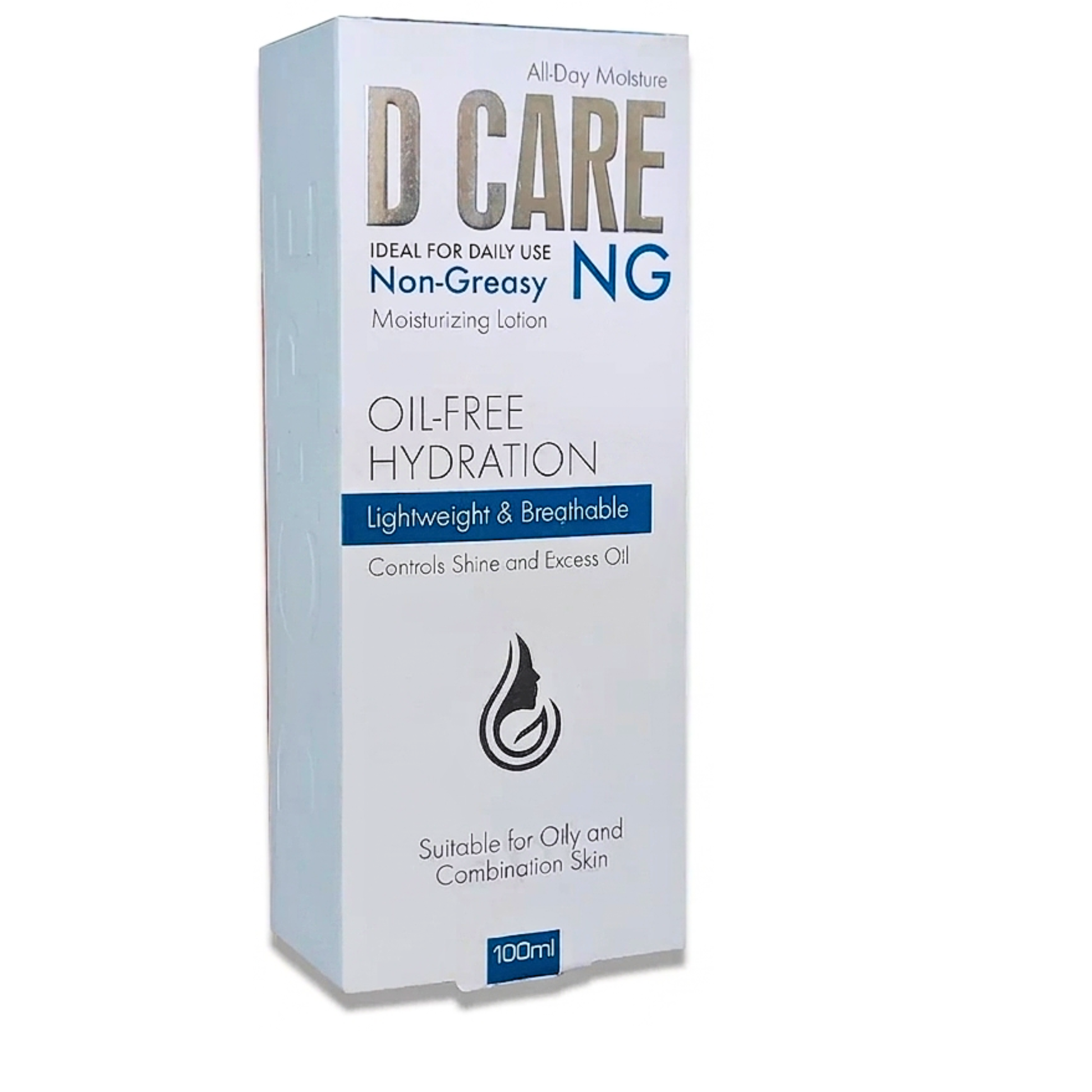D Care NG Moisturizing Lotion 100ml lightweight hydrating oil control lotion for soft smooth skin