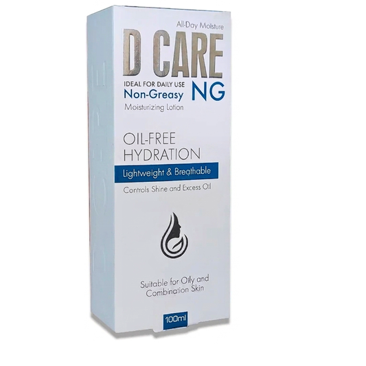 D Care NG Moisturizing Lotion 100ml lightweight hydrating oil control lotion for soft smooth skin