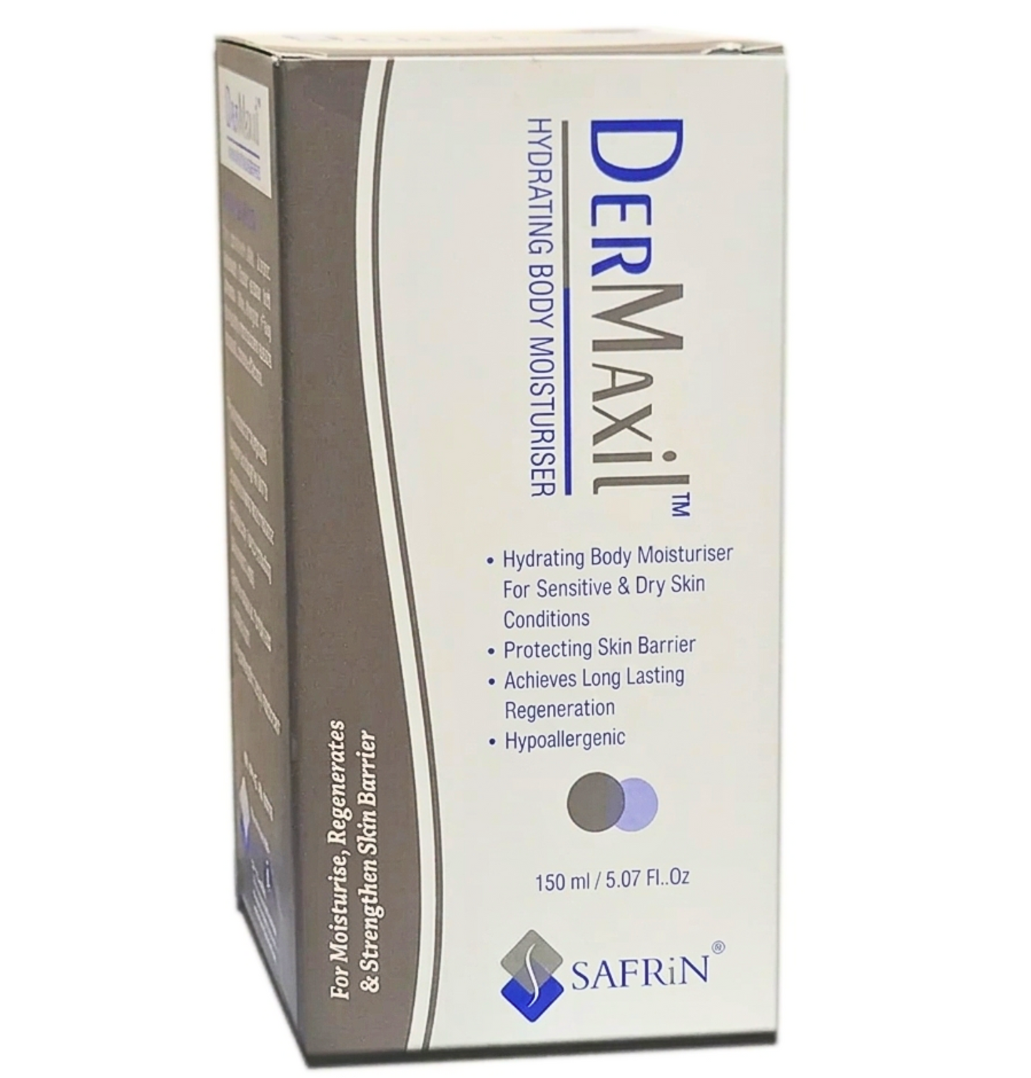 Dermaxil Hydrating Body Moisturiser 150ml for deep moisturization soft smooth and healthy hydrated skin