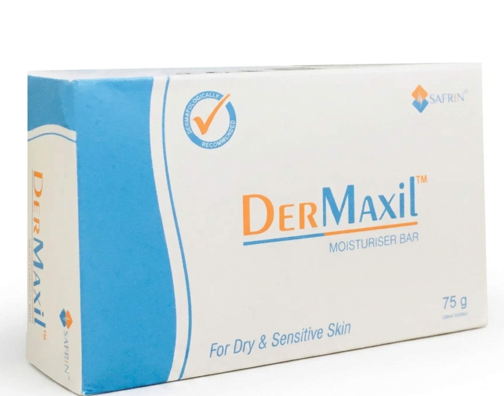 Dermaxil Moisturiser Bar Soap 75gm for gentle cleansing moisturizing and soft healthy skin care