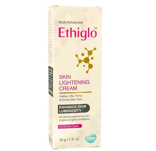 Ethiglo Skin Lightening Cream for dark spots, pigmentation, and skin brightening