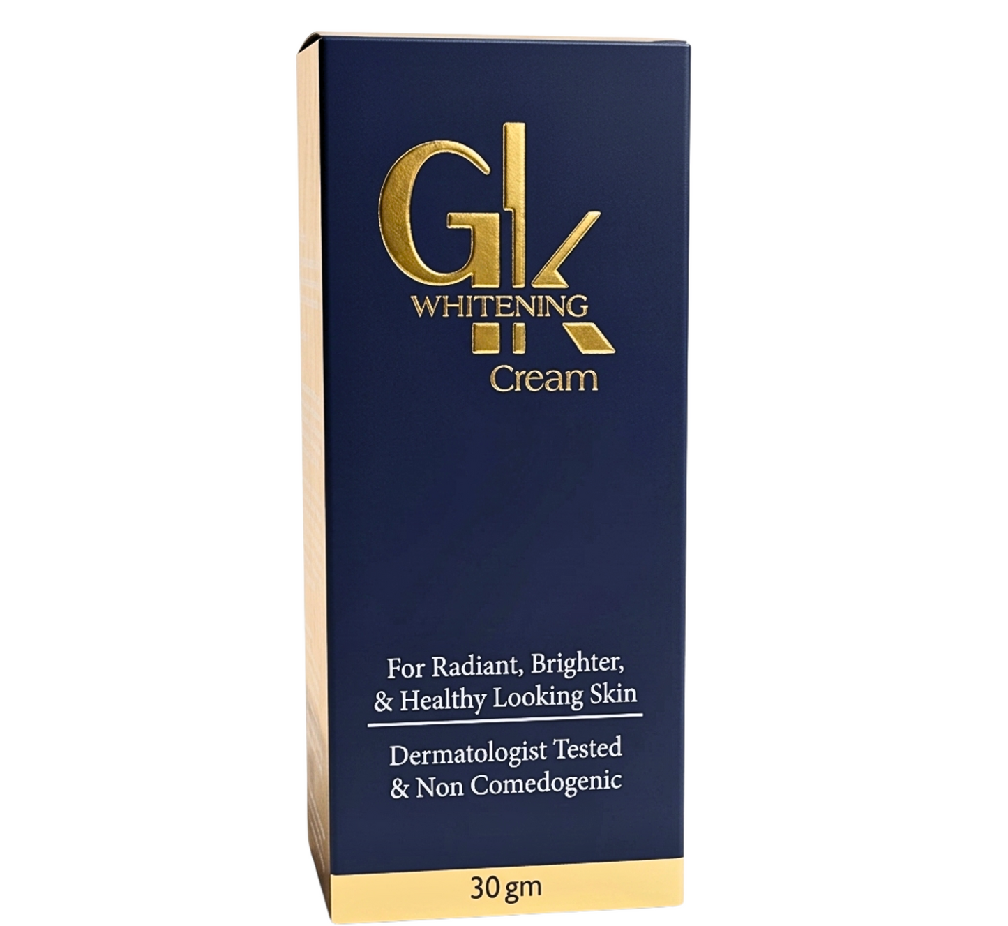 GK Whitening Cream 30gm packaging for brightening skin