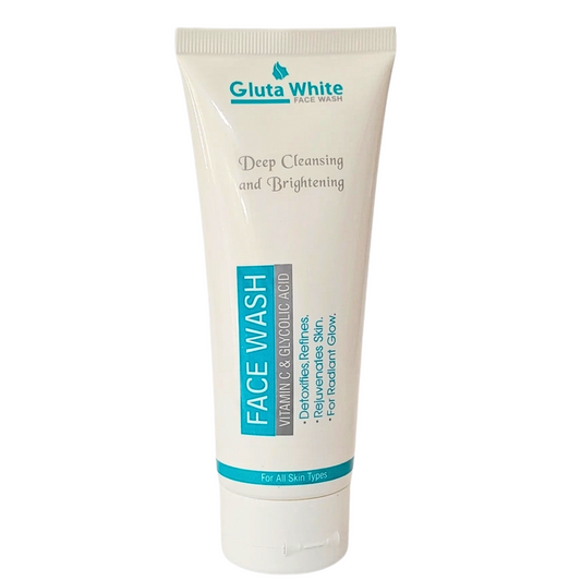 Gluta White Face Wash – glutathione face wash for bright, clear, and glowing skin
