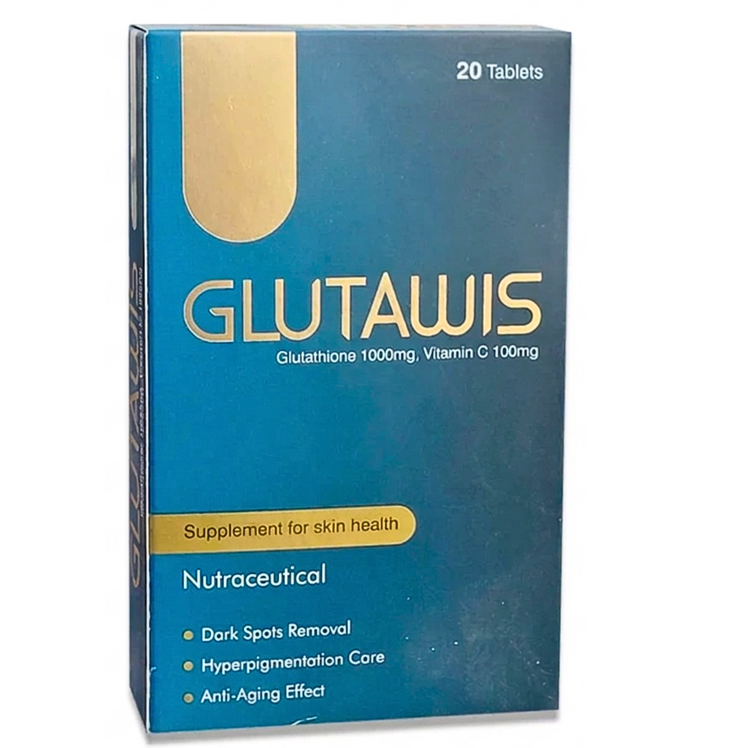 Glutawis Tablets skin brightening supplement for glowing and even toned skin