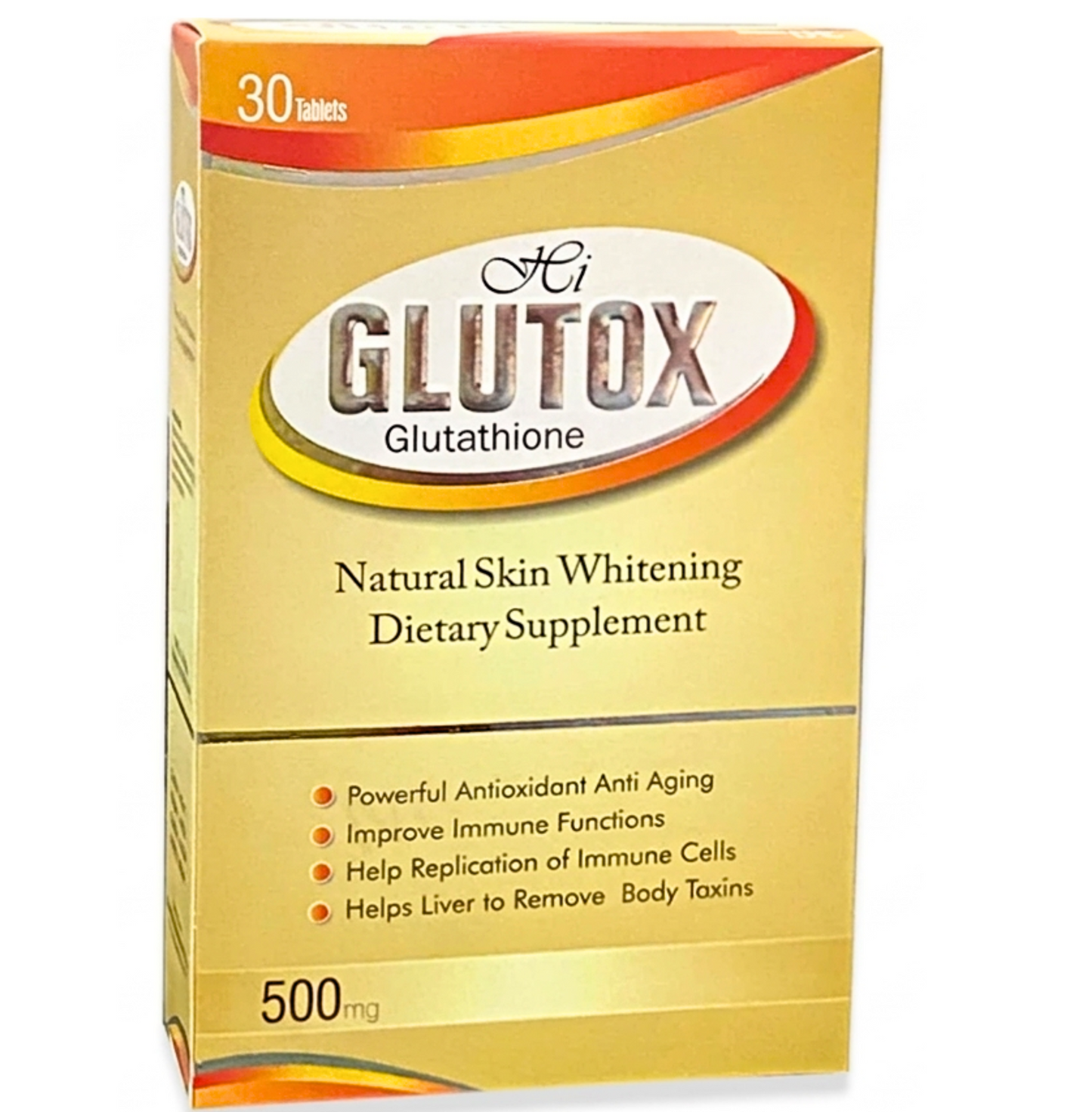 Glutox Glutathione Tablets for skin brightening and glow