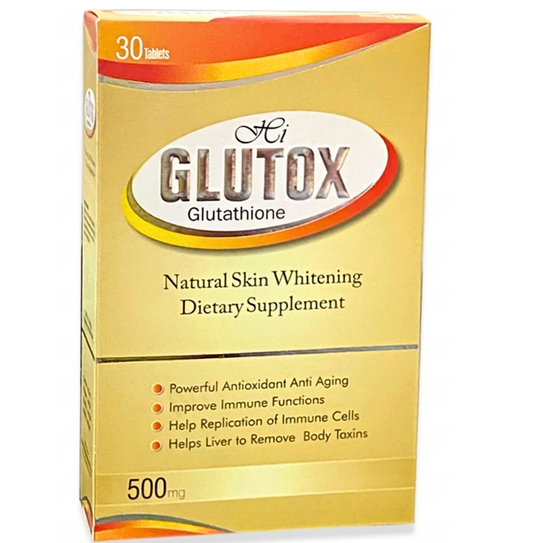 Glutox Glutathione Tablets for skin brightening and glow