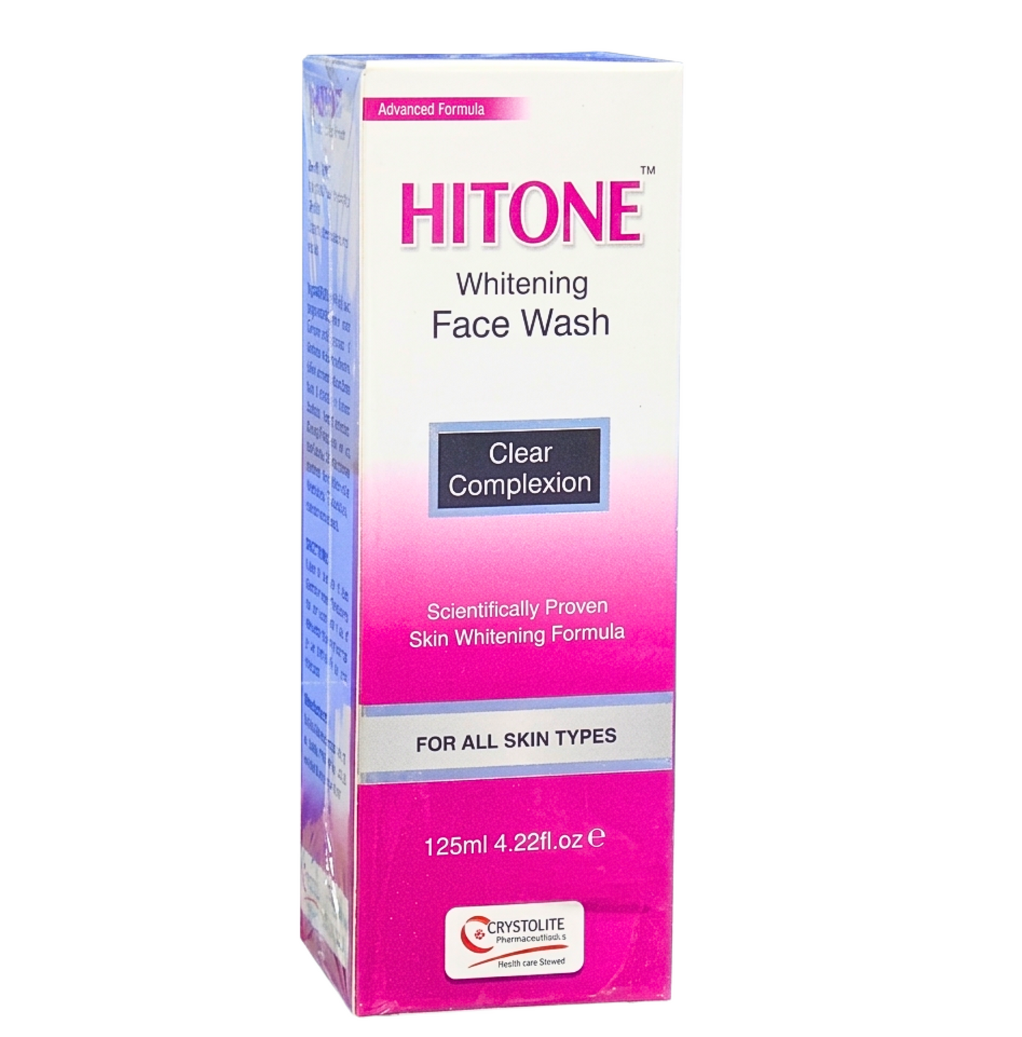Hitone Whitening Face Wash 125ml for radiant and even skin tone