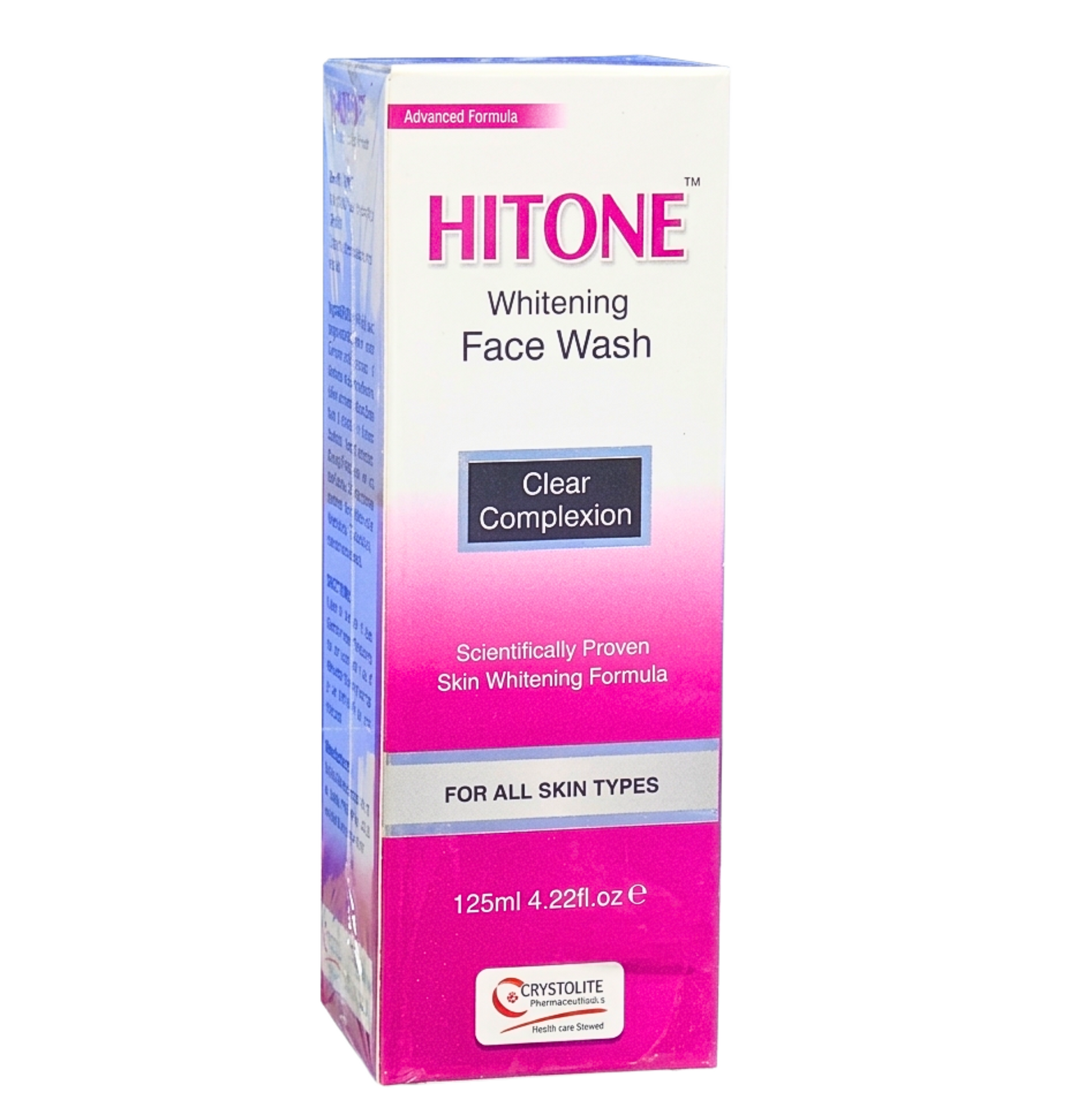 Hitone Whitening Face Wash 125ml for radiant and even skin tone
