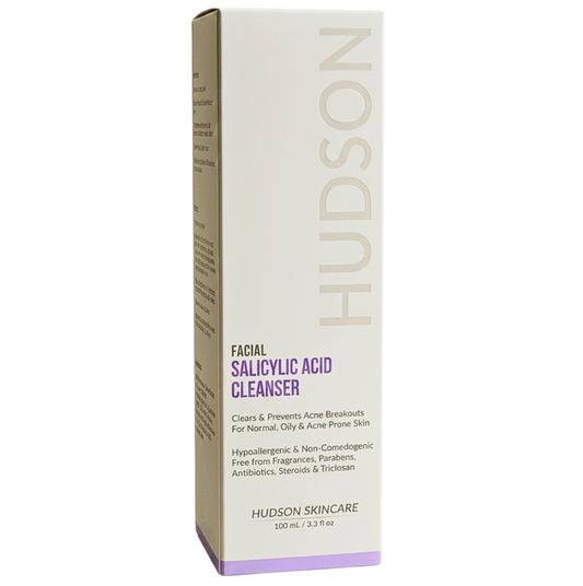 Hudson Facial Salicylic Acid Cleanser 100ml for acne and oily skin