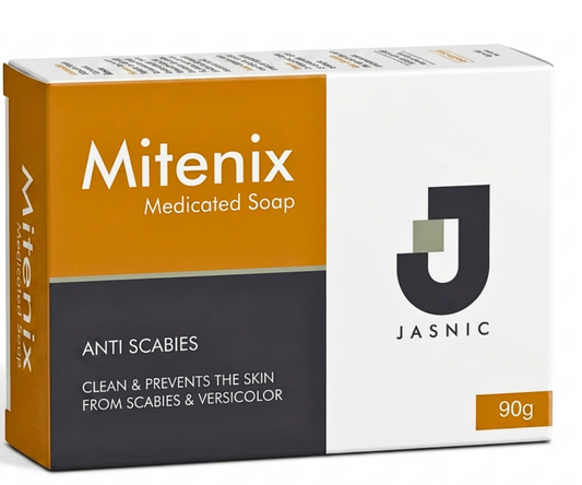 Mitenix Soap 90gm for scabies and itching treatment