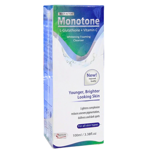 Monotone Whitening Foaming Cleanser Face Wash – foaming brightening cleanser for clear, radiant skin