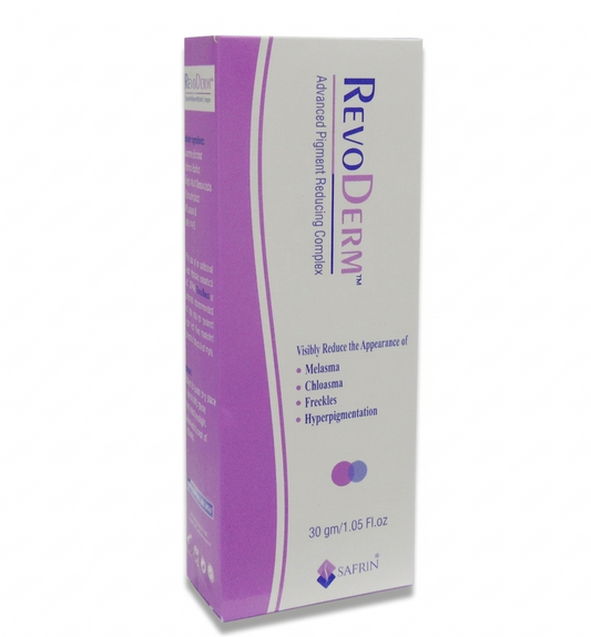 Revoderm Cream 30gm packaging for dark spots and pigmentation