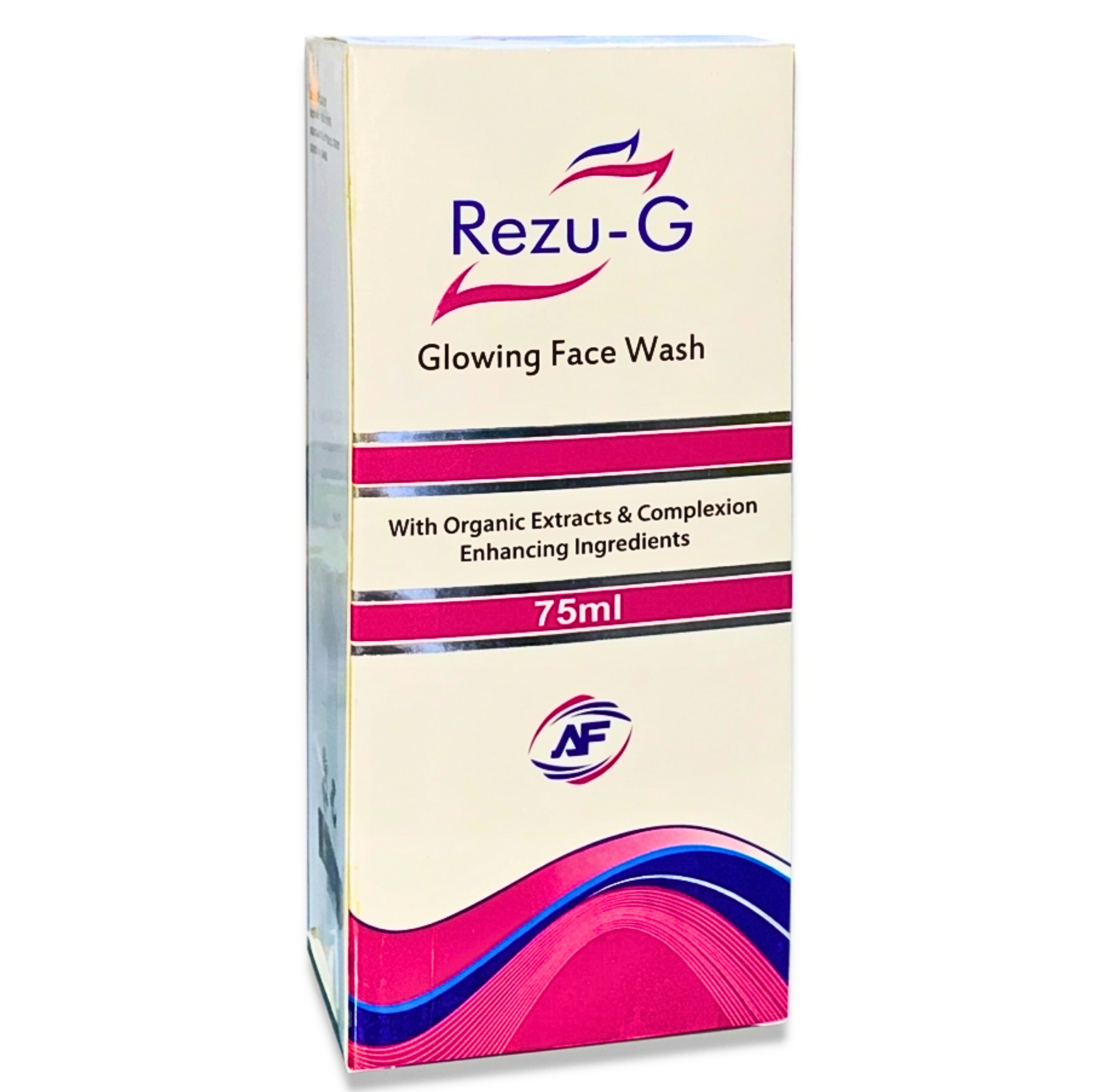 Rezu-G Glowing Face Wash 75ml for even skin tone and reduced dullness