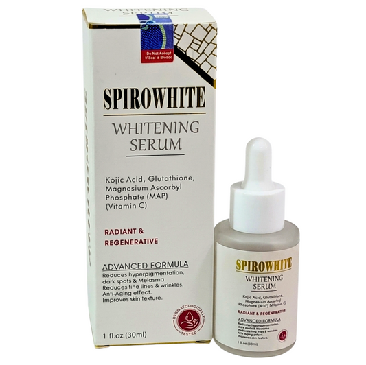 Spirowhite Whitening Serum 30ml for bright, clear, and smooth skin in Pakistan