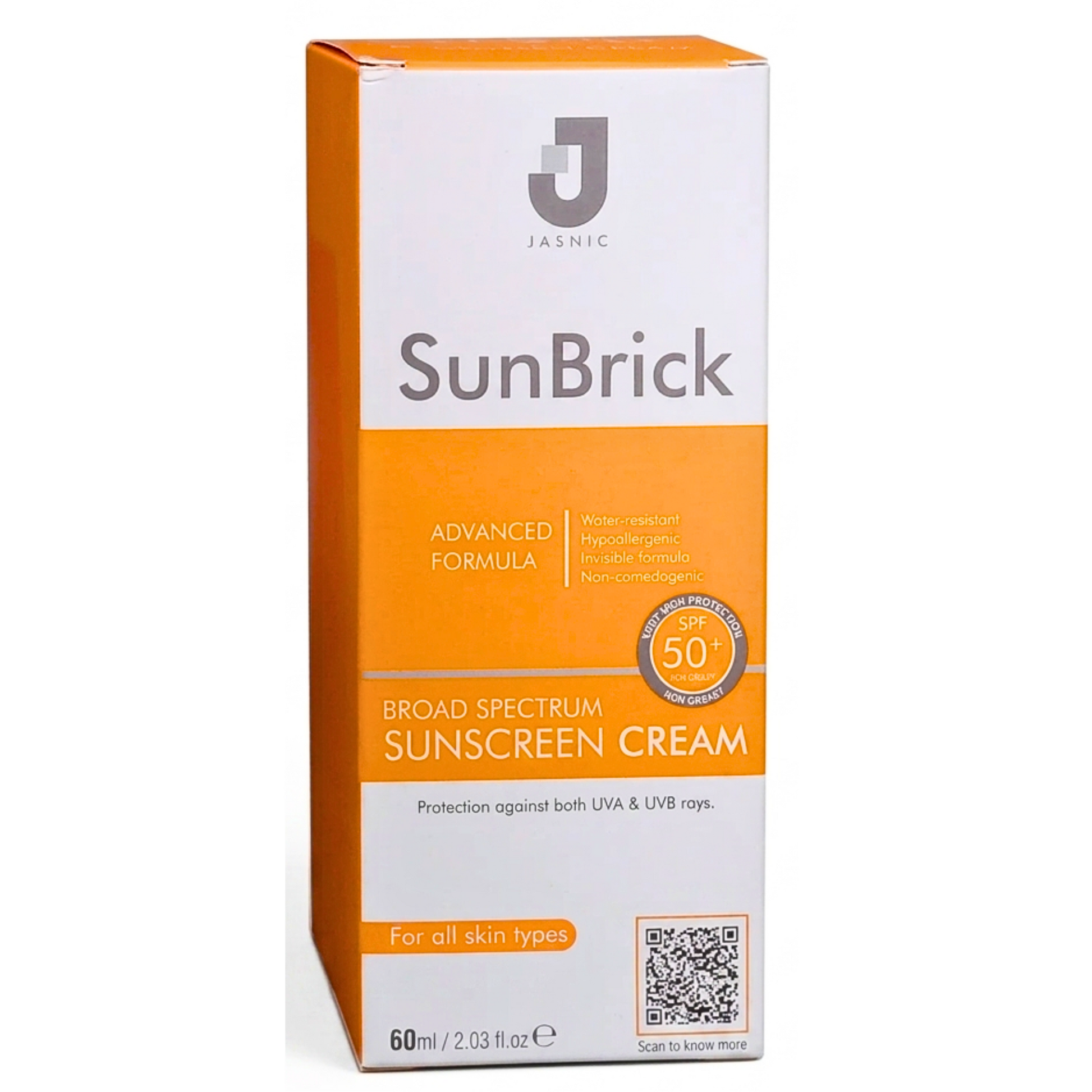 SunBrick SPF50+ Sunscreen Cream for sun protection in Pakistan