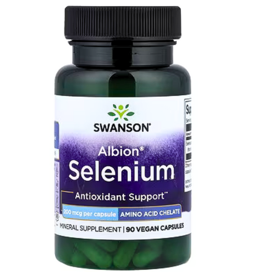 Swanson Vitamins Albion® Selenium supplement for immune and antioxidant support
