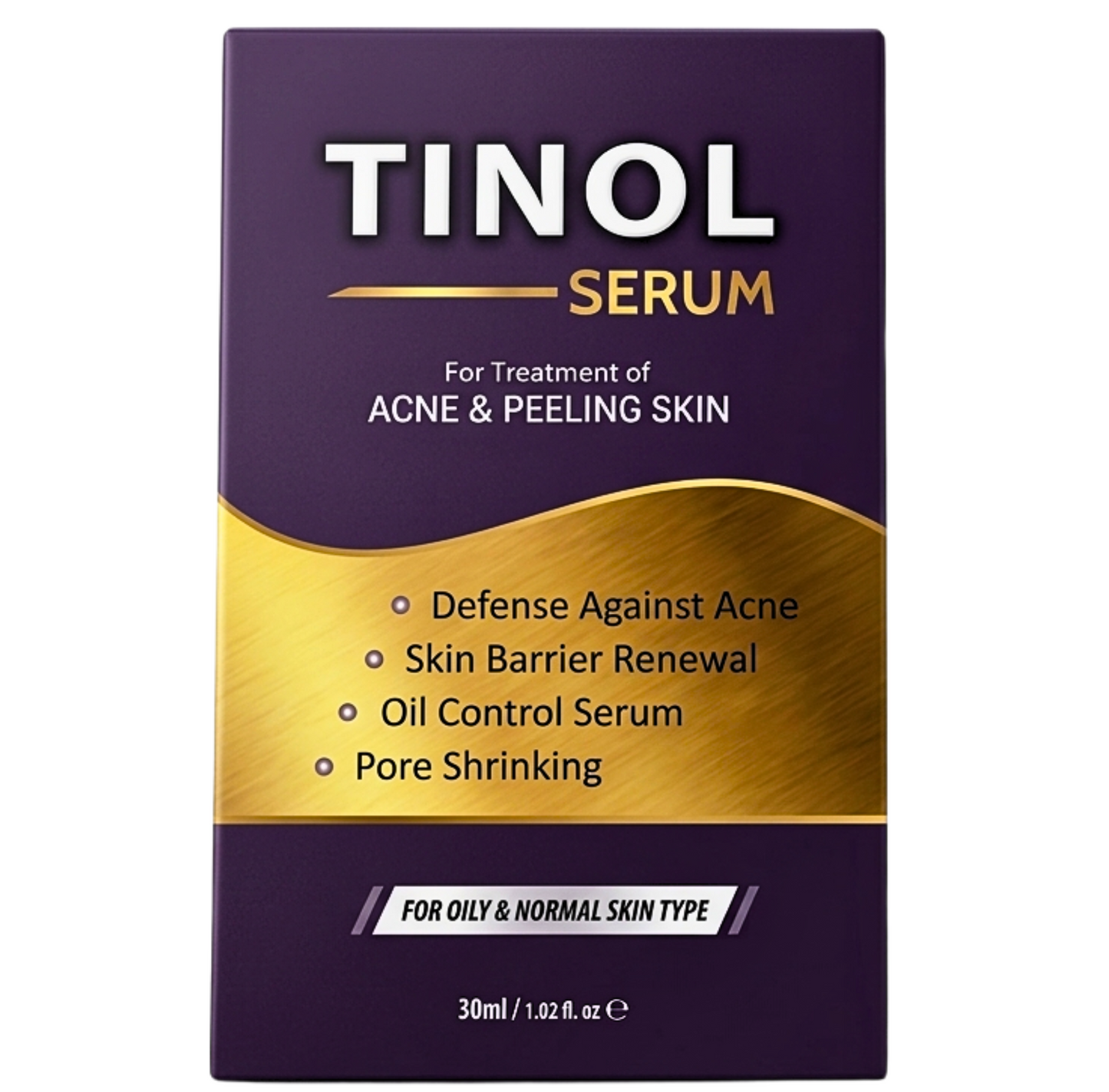 Tinol Serum skincare bottle for hydrated smooth and glowing skin