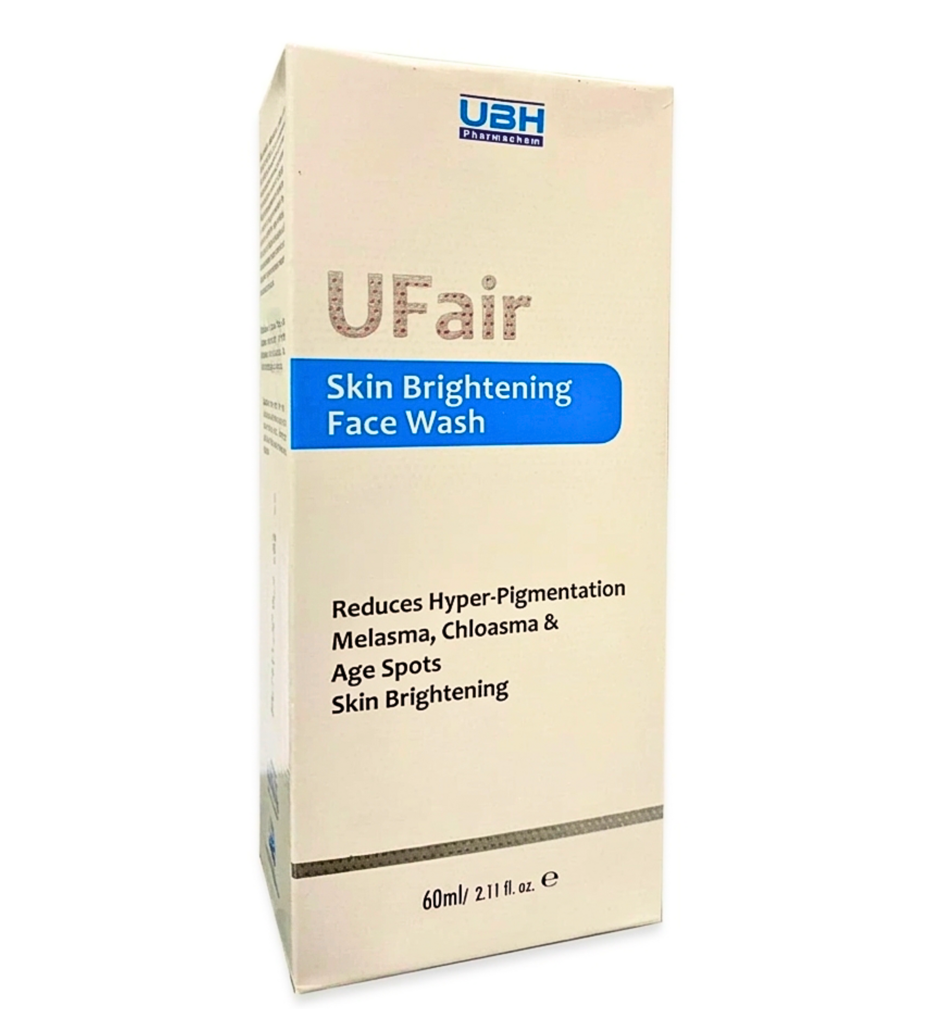 UFair Skin Brightening Face Wash for even skin tone and reduced dullness