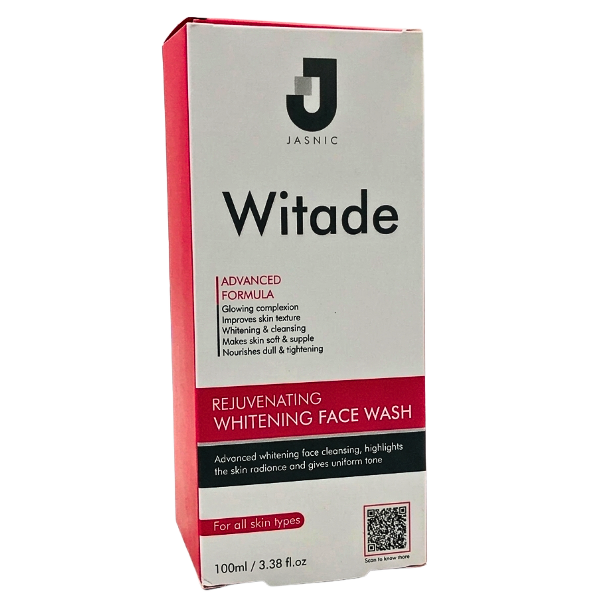 Witade Rejuvenating Whitening Face Wash – brightening face wash for clear, glowing, and rejuvenated skin in Pakistan